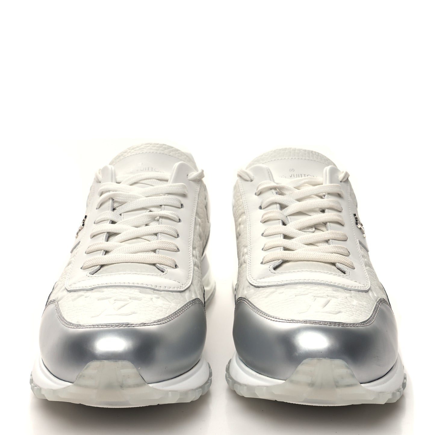Metallic Empreinte Mens Run Away Sneakers 10 White
