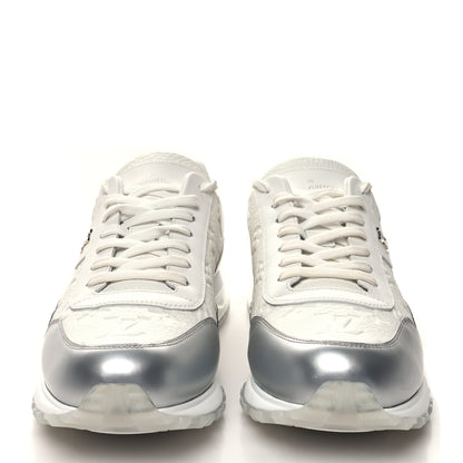 Louis Vuitton Metallic Empreinte Mens Run Away Sneakers 10 White 2 of 8