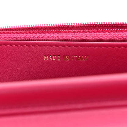 Chanel Velvet Quilted Pearl Crush Wallet On Chain WOC Pink 7 of 11