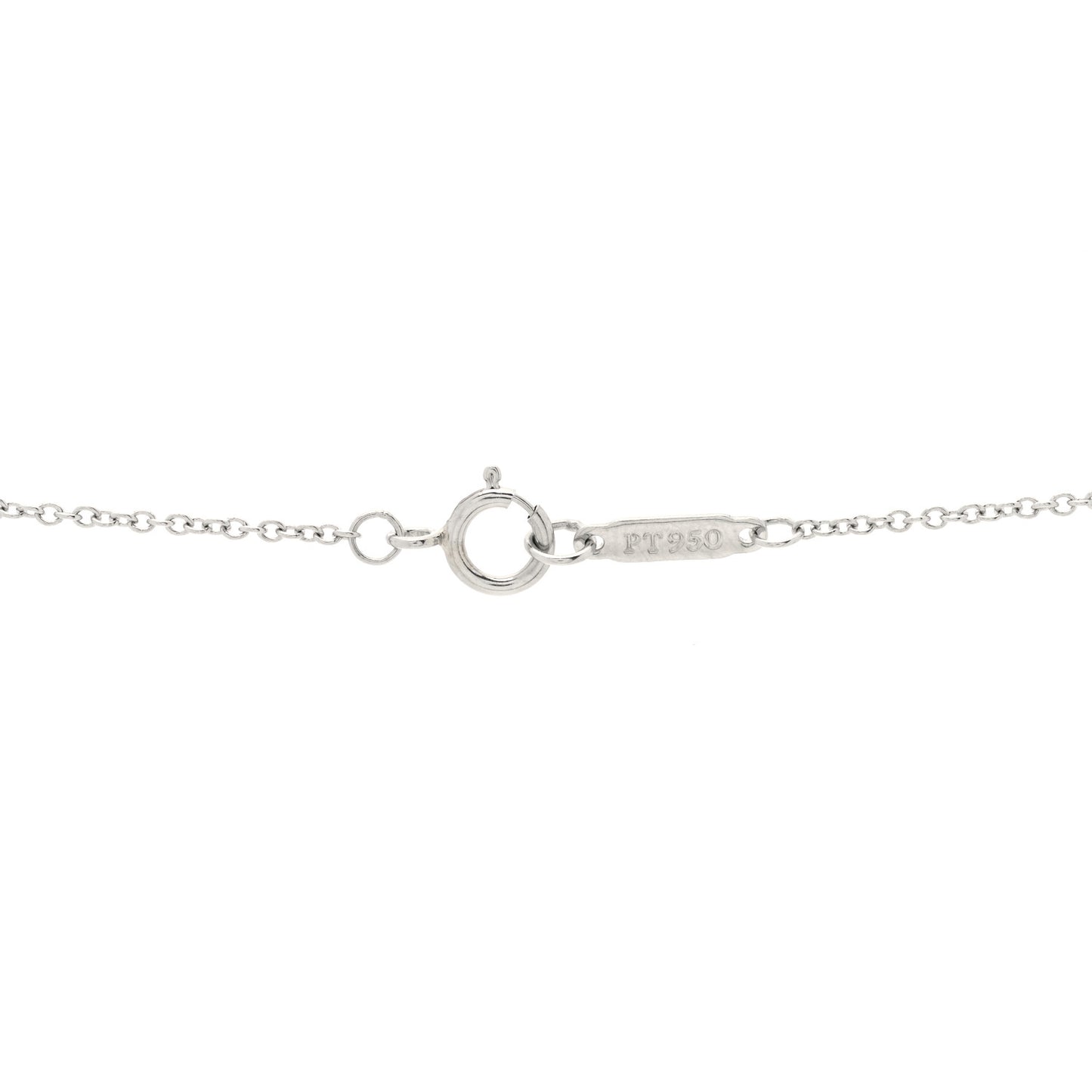 Platinum Diamond Small Heart Pendant Necklace