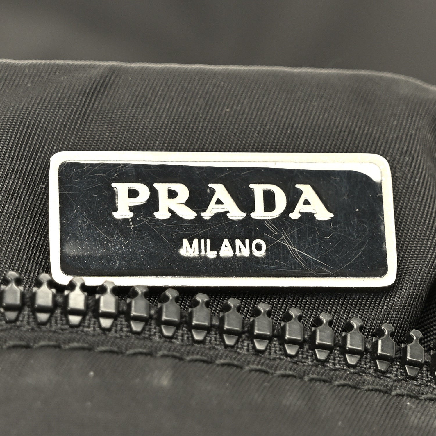 Prada Tessuto Nylon Logo Messenger Bag Black 6 of 9