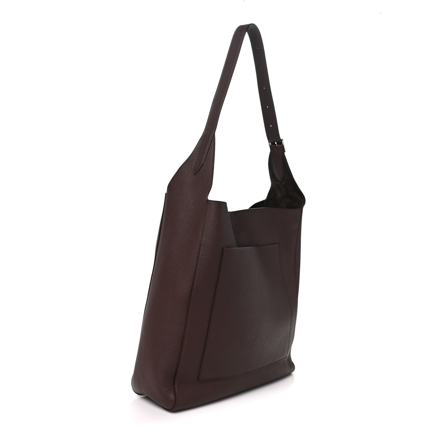 The Row Grained Calfskin Blake Hobo Acajou 2 of 8