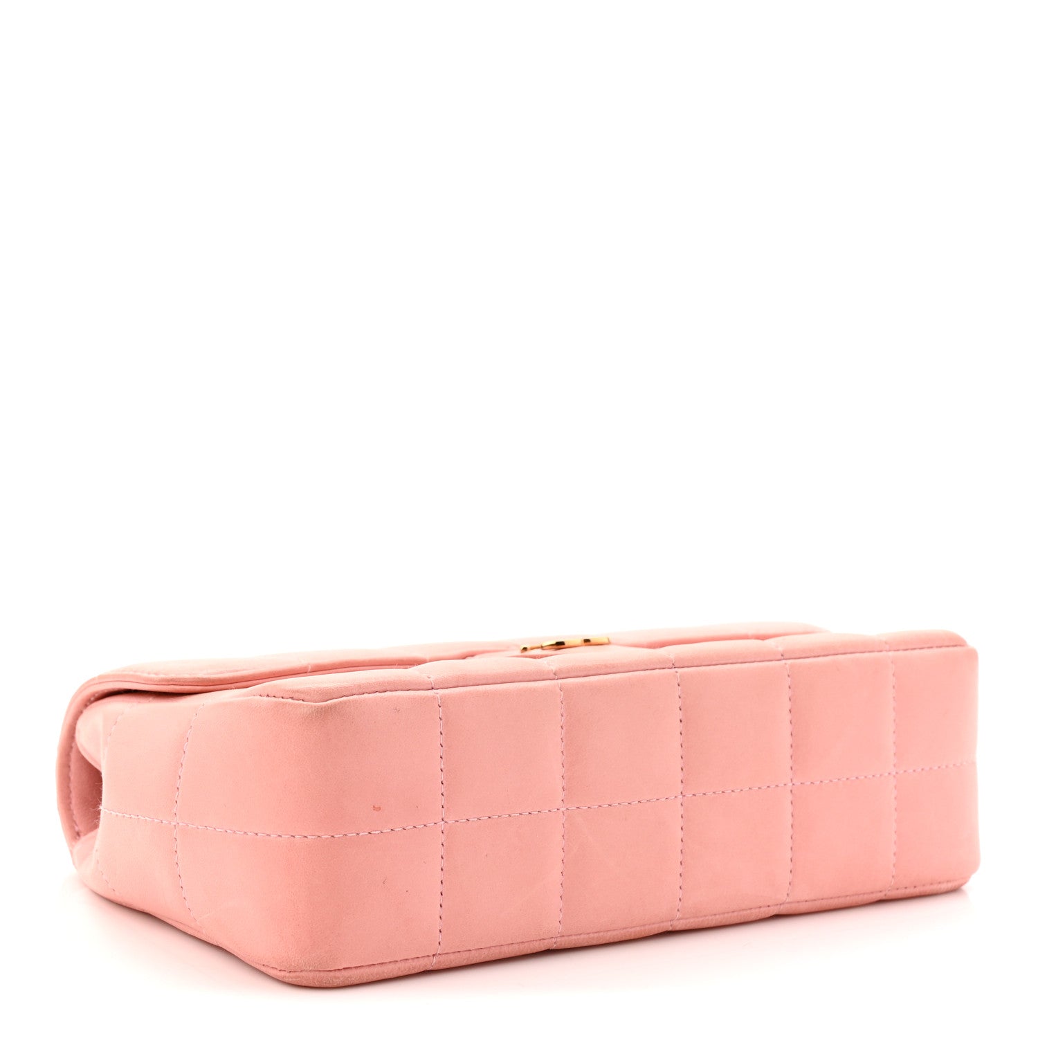 Chanel Lambskin Quilted Mini Chocolate Bar Camellia Flap Pink 4 of 11