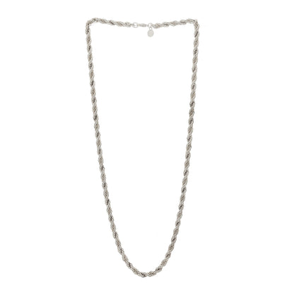 Tiffany Sterling Silver 18K Yellow Gold Rope Chain Necklace 22" 3 of 6