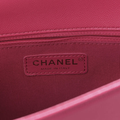 Chanel Caviar Quilted Medium Fashion Therapy Flap Bag Pink 6 of 9