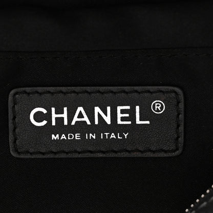 Chanel Lambskin Quilted Banane Waist Bag Fanny Pack Black 6 of 10