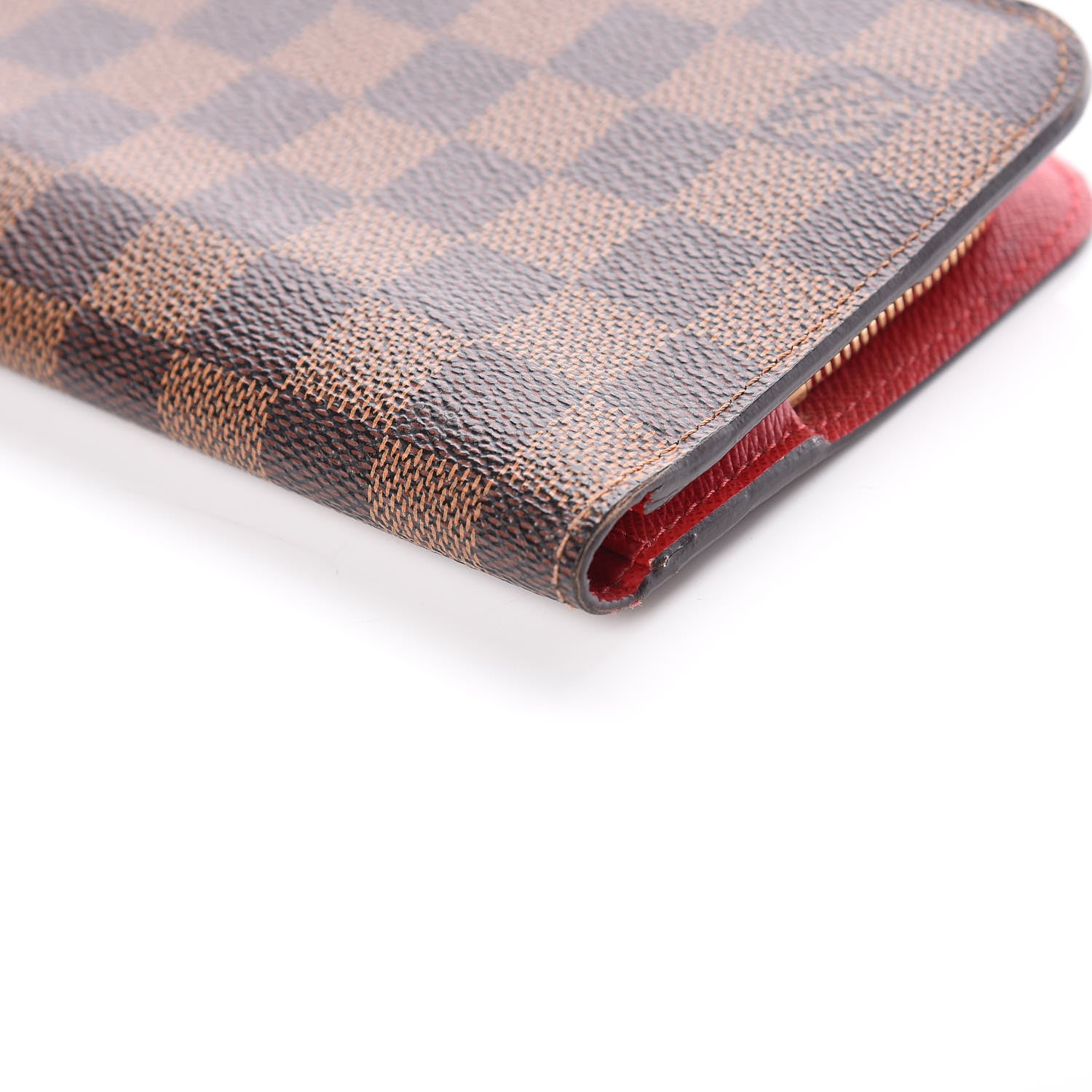 Louis Vuitton Damier Ebene Insolite Wallet Red 9 of 9
