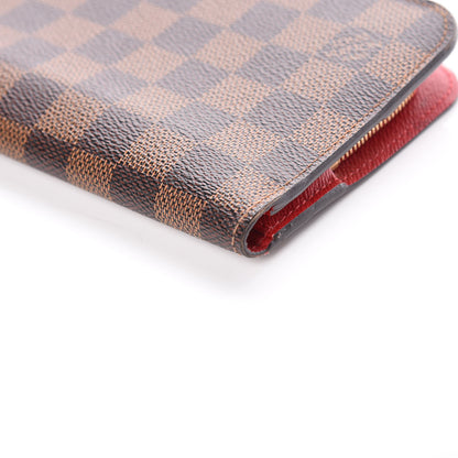 Louis Vuitton Damier Ebene Insolite Wallet Red 9 of 9