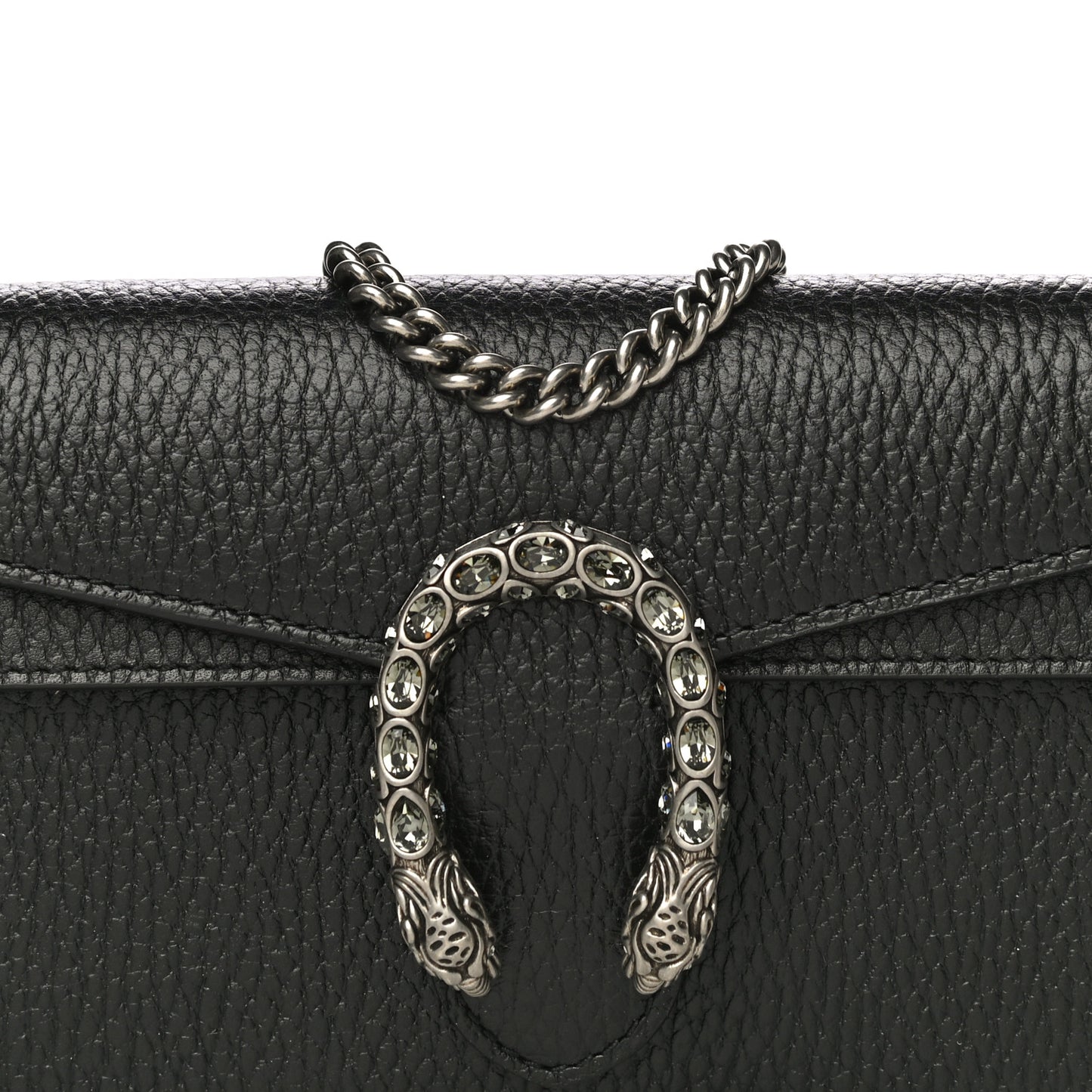 Calfskin Super Mini Dionysus Shoulder Bag Black