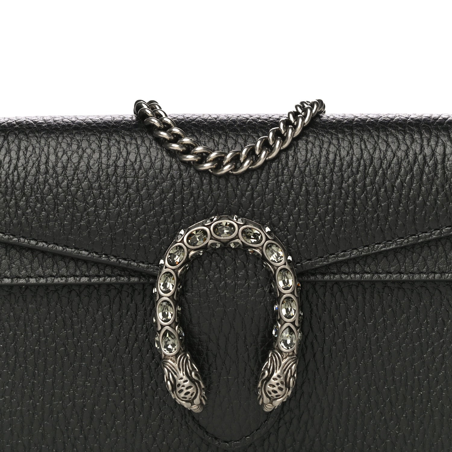 Gucci Calfskin Super Mini Dionysus Shoulder Bag Black 7 of 10