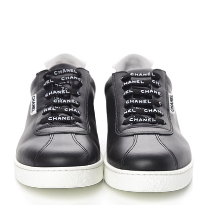 Chanel Calfskin Mens Sneakers 45 Black 2 of 11
