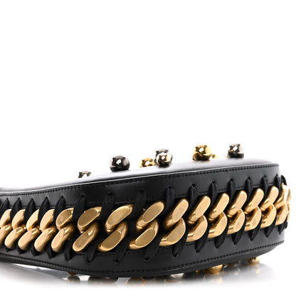 Stella McCartney Eco Alter Nappa Mini Chunky Studs Frayme Shoulder Bag Black 9 of 12