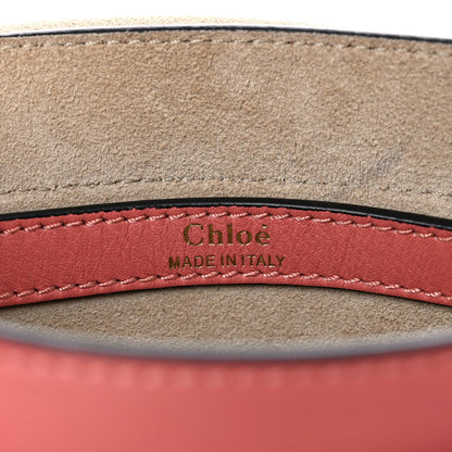 Chloe Calfskin Braided Mini Hudson Shoulder Bag Misty Rose 5 of 9