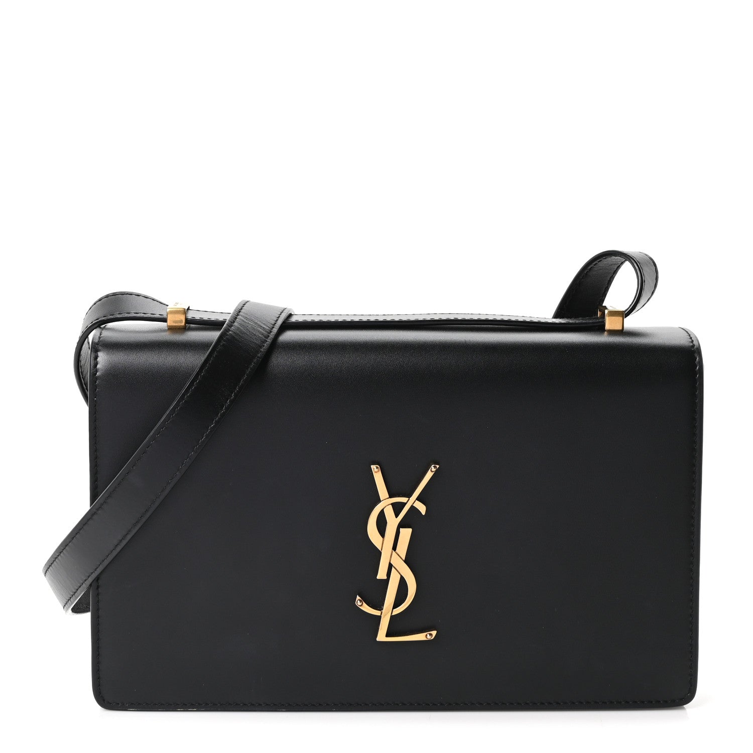 Saint Laurent Calfskin Monogram Small Dylan Shoulder Bag Black 1 of 10