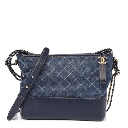 Chanel Denim Calfskin Medium Gabrielle Hobo Blue 1 of 10
