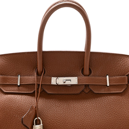 Hermes Fjord Birkin 35 Marron D'Inde 8 of 12