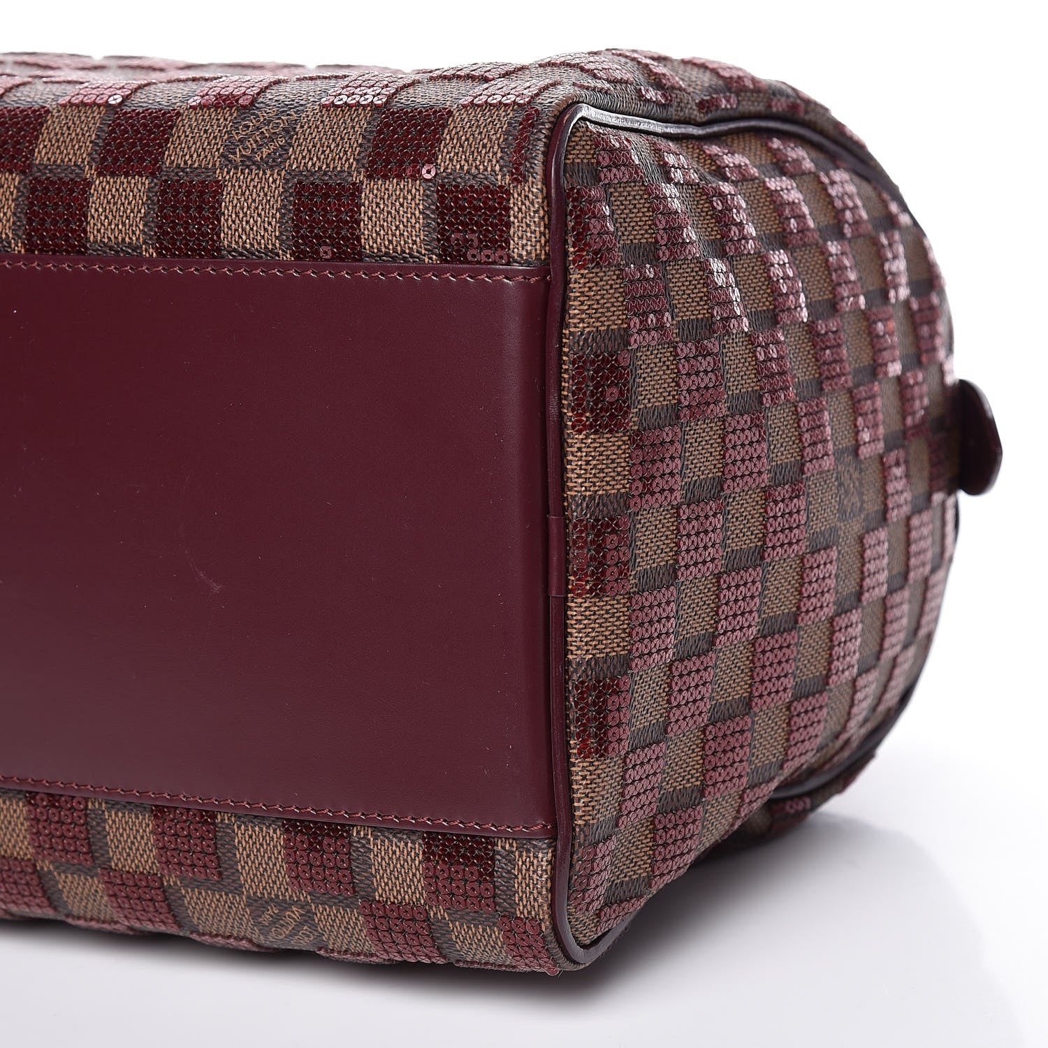 Louis Vuitton Damier Paillettes Speedy 30 Rouge 9 of 9