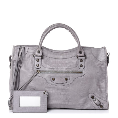 Balenciaga Agneau Lizard Embossed City Fer 1 of 12