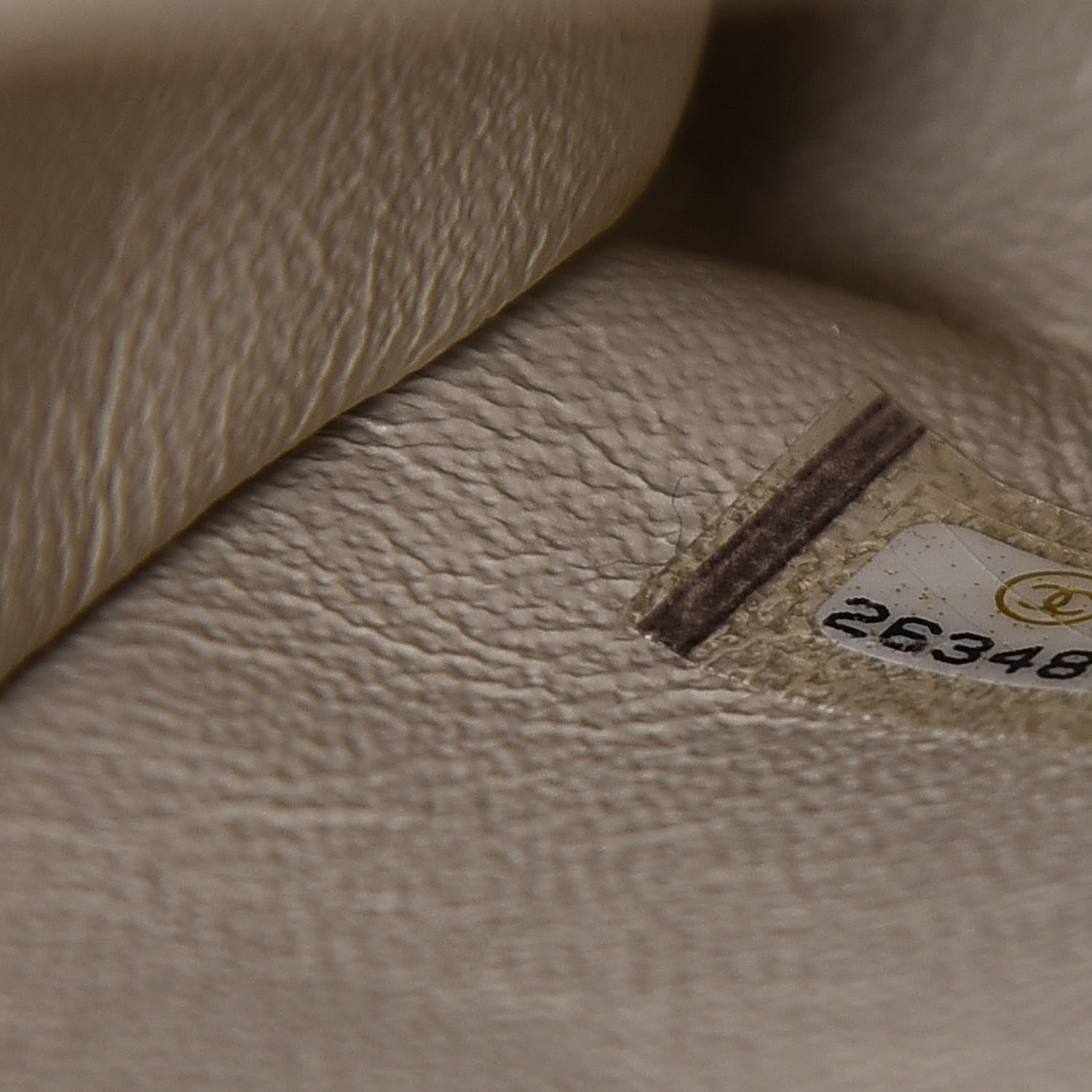 Chanel Caviar Lizard Chevron Quilted Mini Coco Handle Flap Ivory 7 of 7