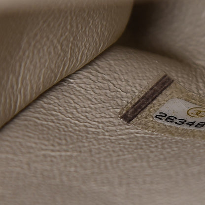 Chanel Caviar Lizard Chevron Quilted Mini Coco Handle Flap Ivory 7 of 7