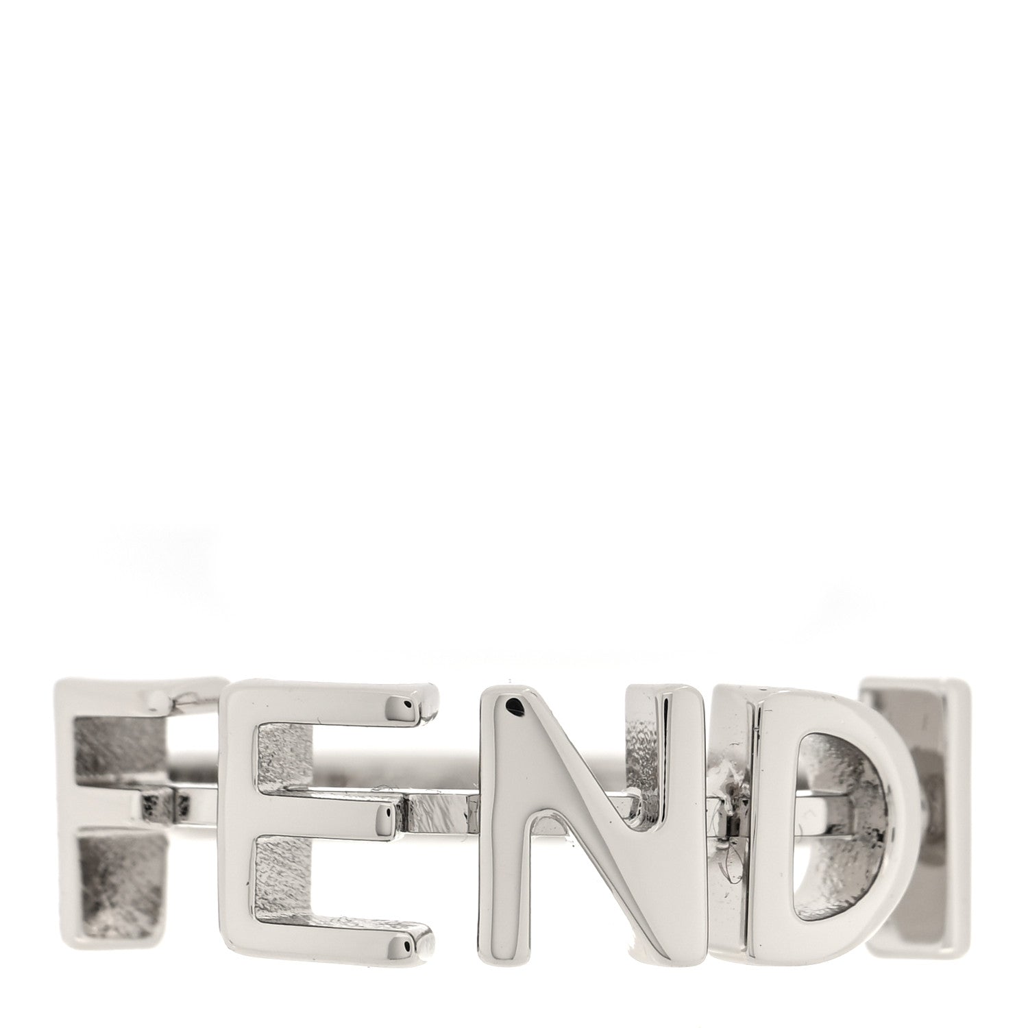 Fendi Metal Fendi Ring M 62 10 Silver 1 of 4
