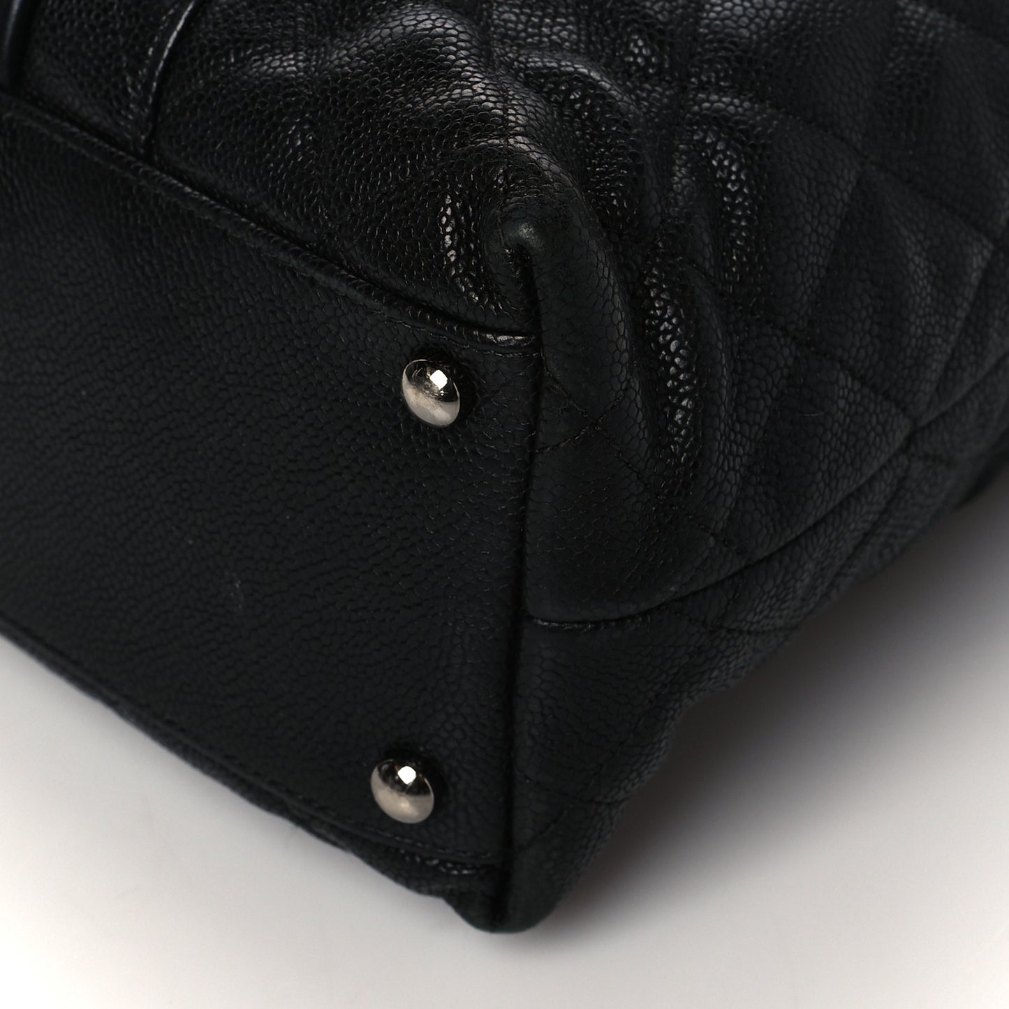 Caviar Quilted French Riviera Hobo Black