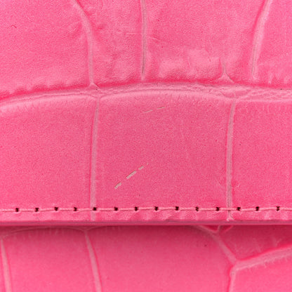 Jacquemus Calfskin Crocodile Embossed Le Riviera Pink 11 of 13