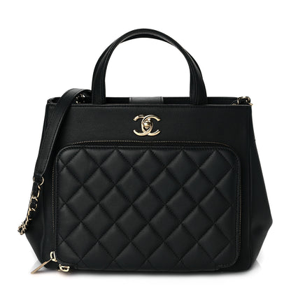 Chanel Caviar Quilted Small Business Affinity Shopping Bag Black 1 of 9