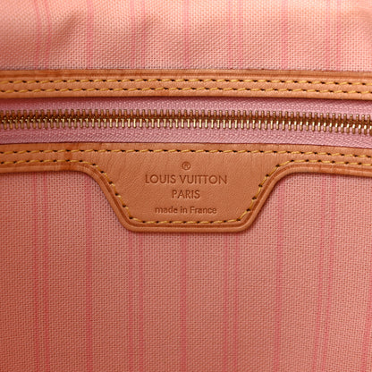 Louis Vuitton Damier Azur Delightful MM Rose Ballerine 6 of 22