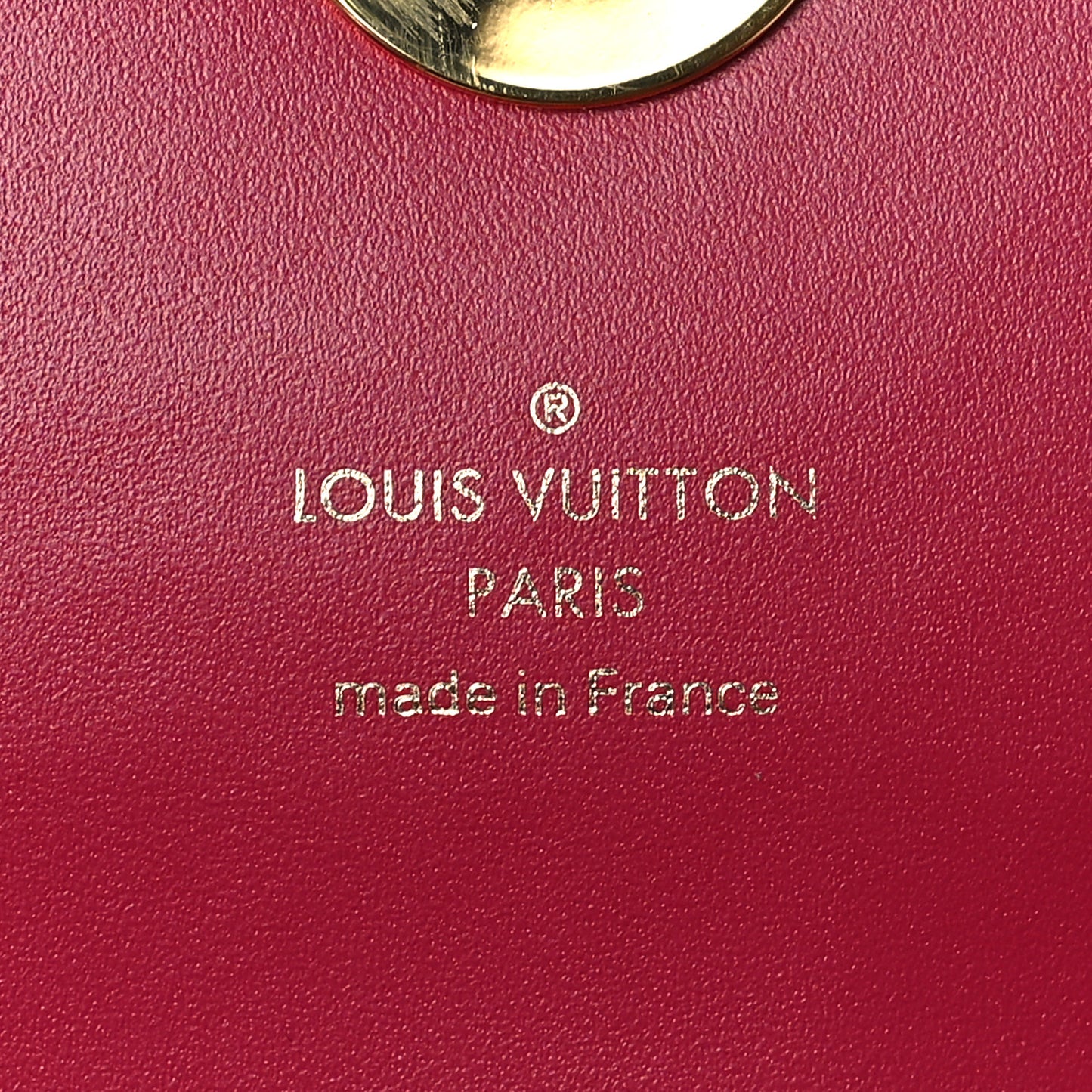 Monogram Flore Chain Wallet Fuchsia