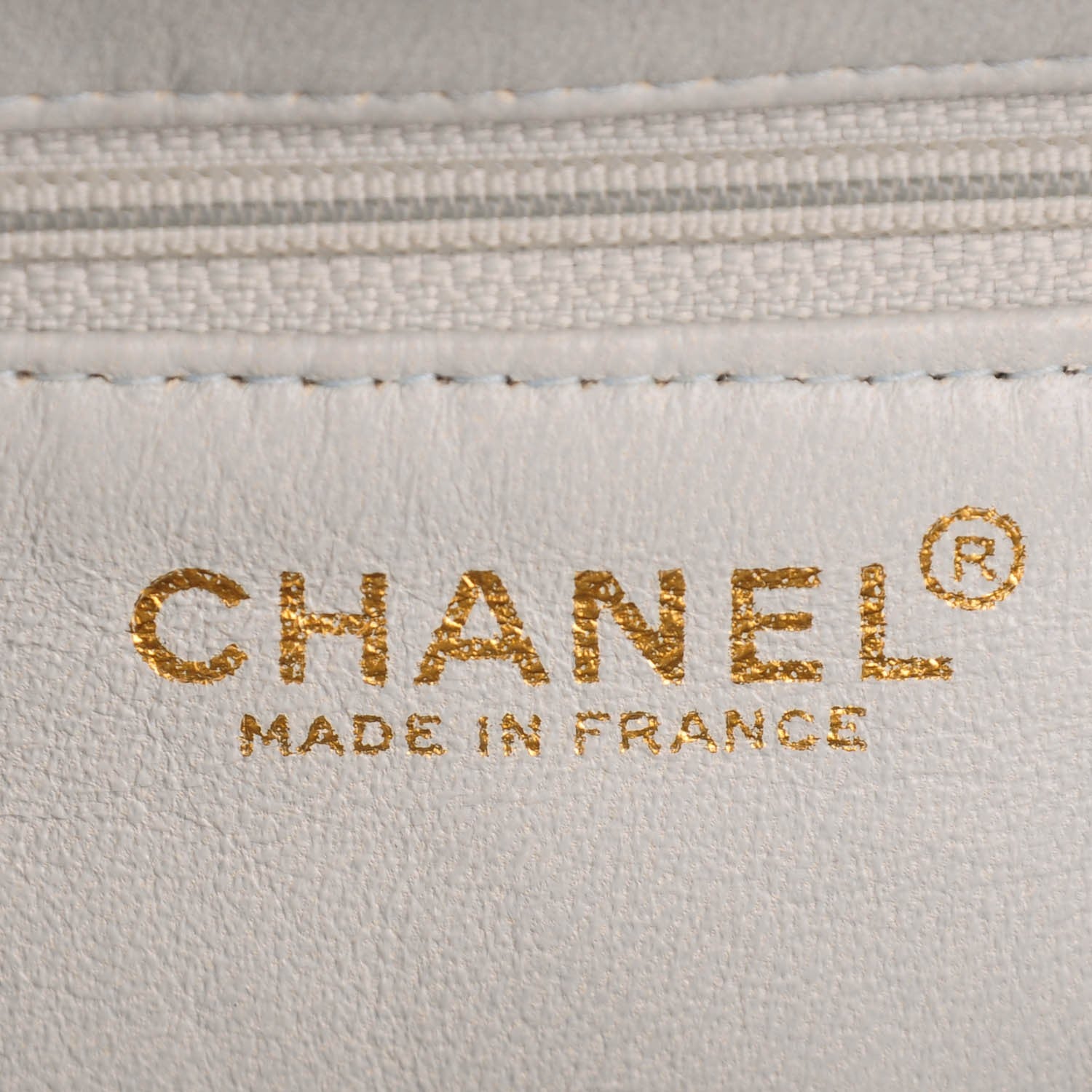 Chanel Caviar Quilted Medallion Tote Light Blue 6 of 10