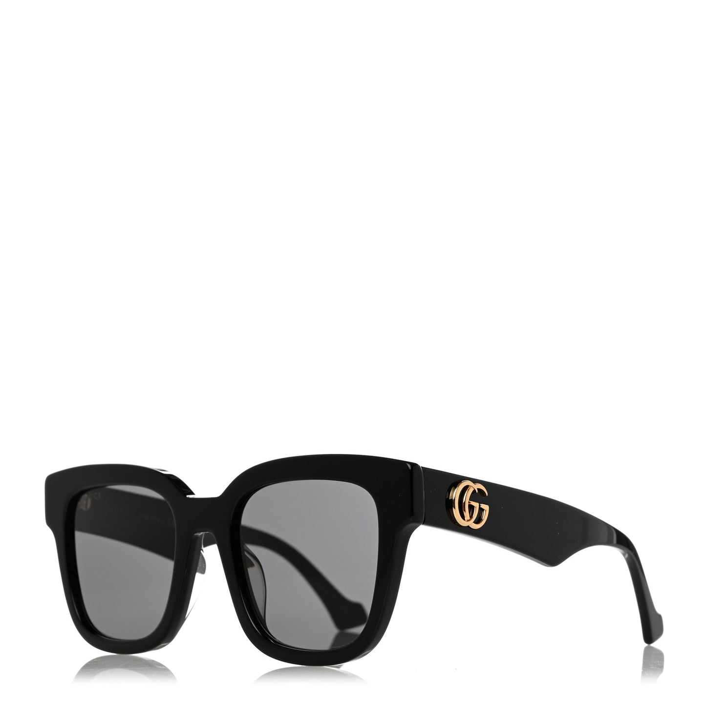Rectangle 52mm Frame Sunglasses GG0998S Black