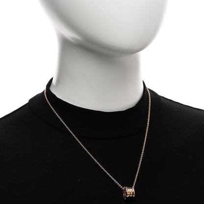 Bulgari 18K Rose Gold B.Zero1 Pendant Necklace 2 of 5