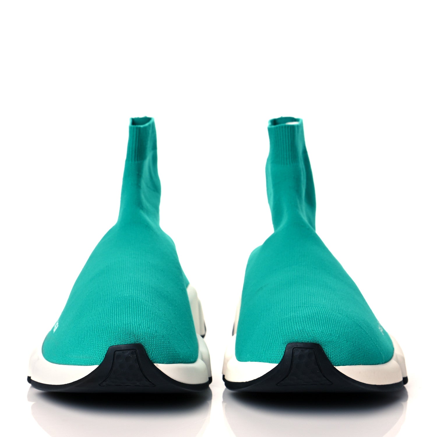 Balenciaga Neoprene Knit Mens Speed Sneakers 46 Turquoise 2 of 9