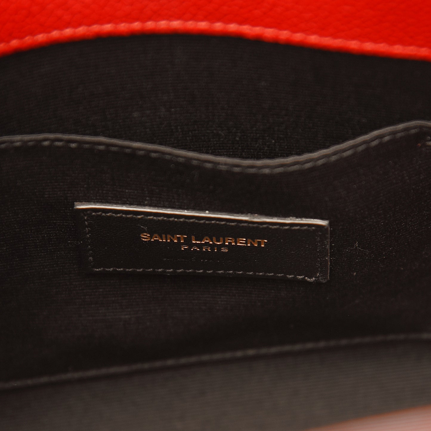 Grained Calfskin Nano Sac De Jour Lipstick Red