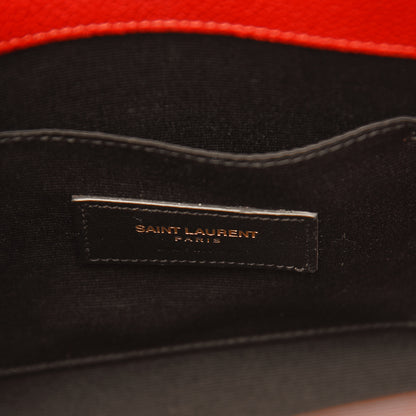 Saint Laurent Grained Calfskin Nano Sac De Jour Lipstick Red 5 of 11