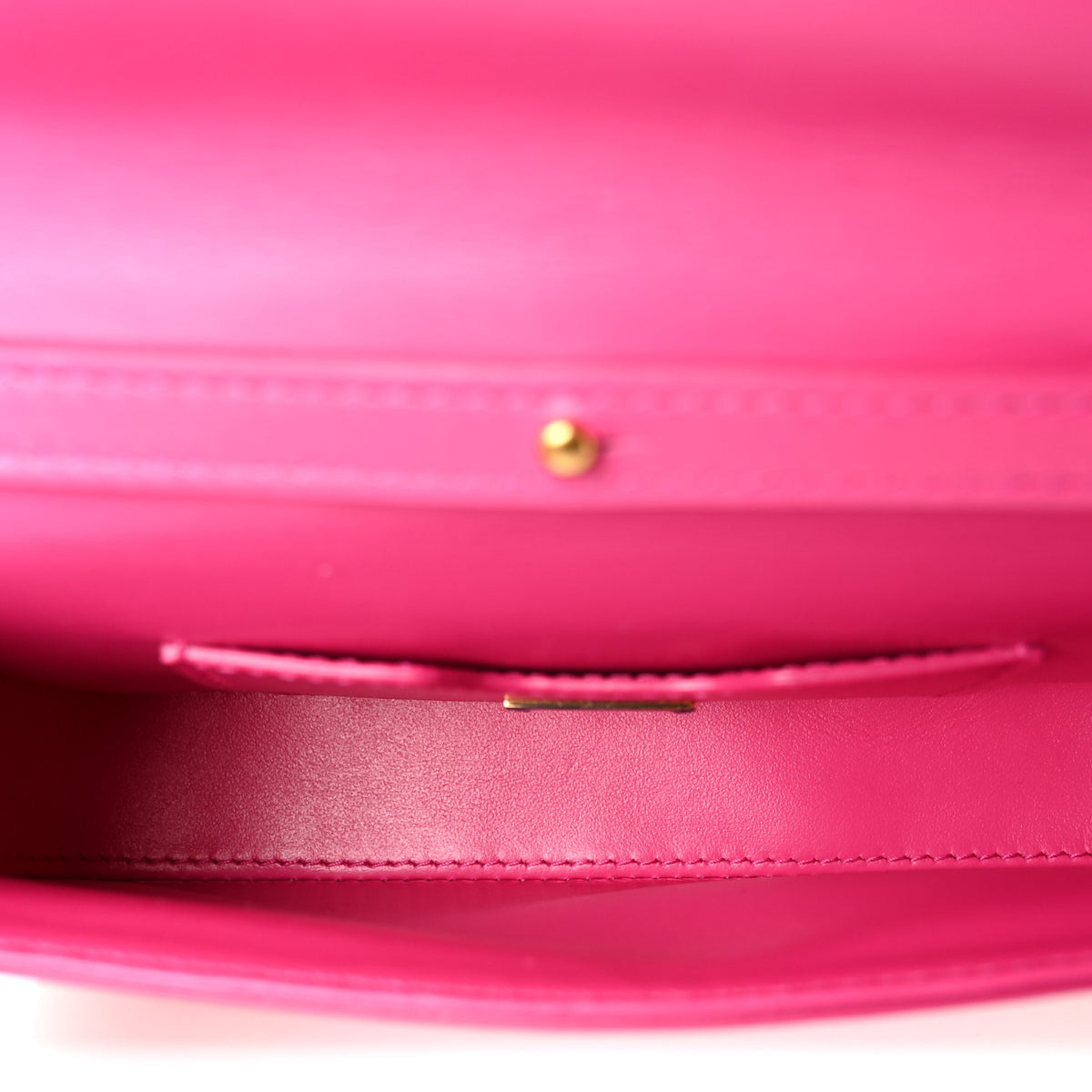 DOLCE GABBANA Calfskin DG Girls Phone Shoulder Bag Hot Pink