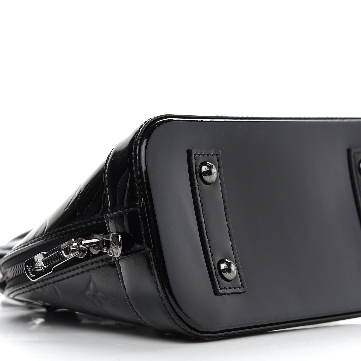 Louis Vuitton Vernis Alma BB Noir Magnetique 5 of 8