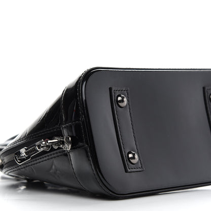 Louis Vuitton Vernis Alma BB Noir Magnetique 5 of 8