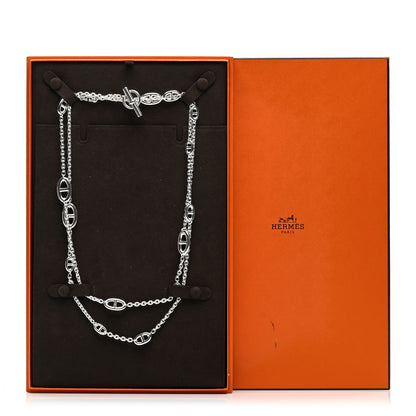 Hermes Sterling Silver Farandole Necklace 120 6 of 6