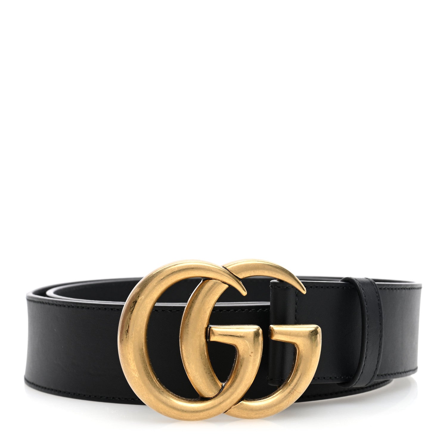 Gucci Calfskin Double G 40mm Belt 90 36 Black 1 of 6