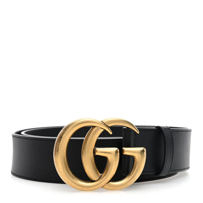 Gucci Calfskin Double G 40mm Belt 90 36 Black 1 of 6