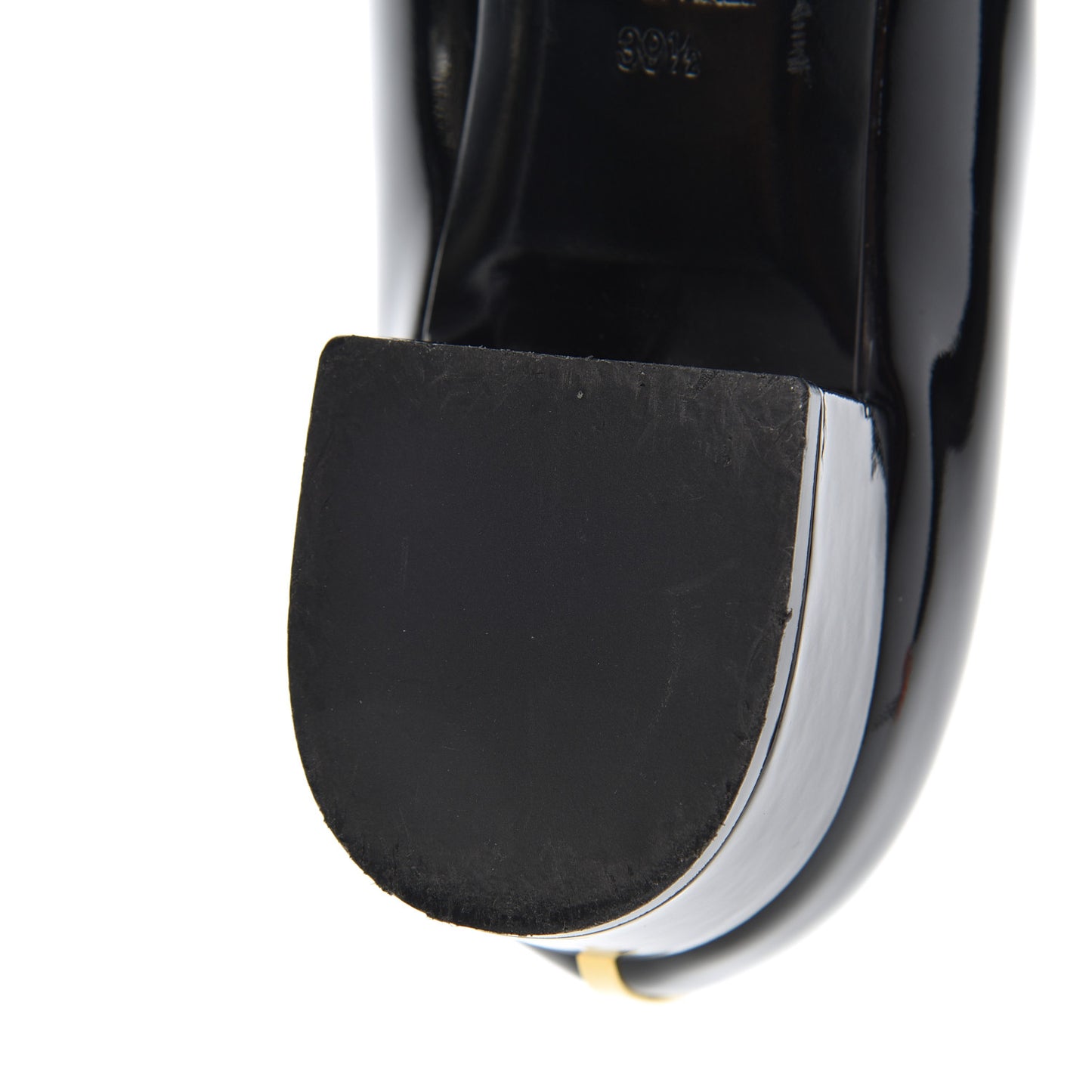 Patent Low Heel Ballerina Pumps 39.5 Black