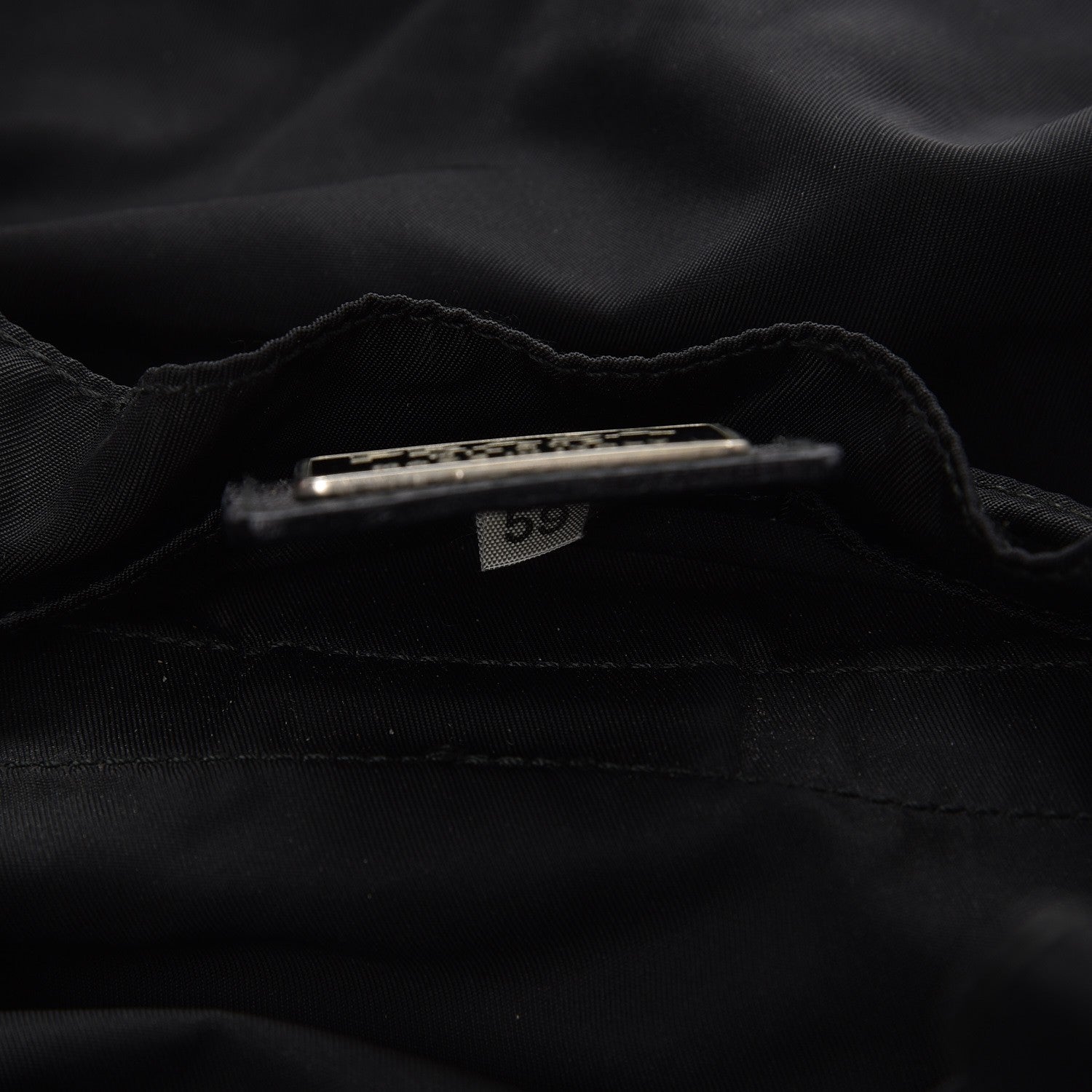Prada Nylon Vela Medium Backpack Black 7 of 7