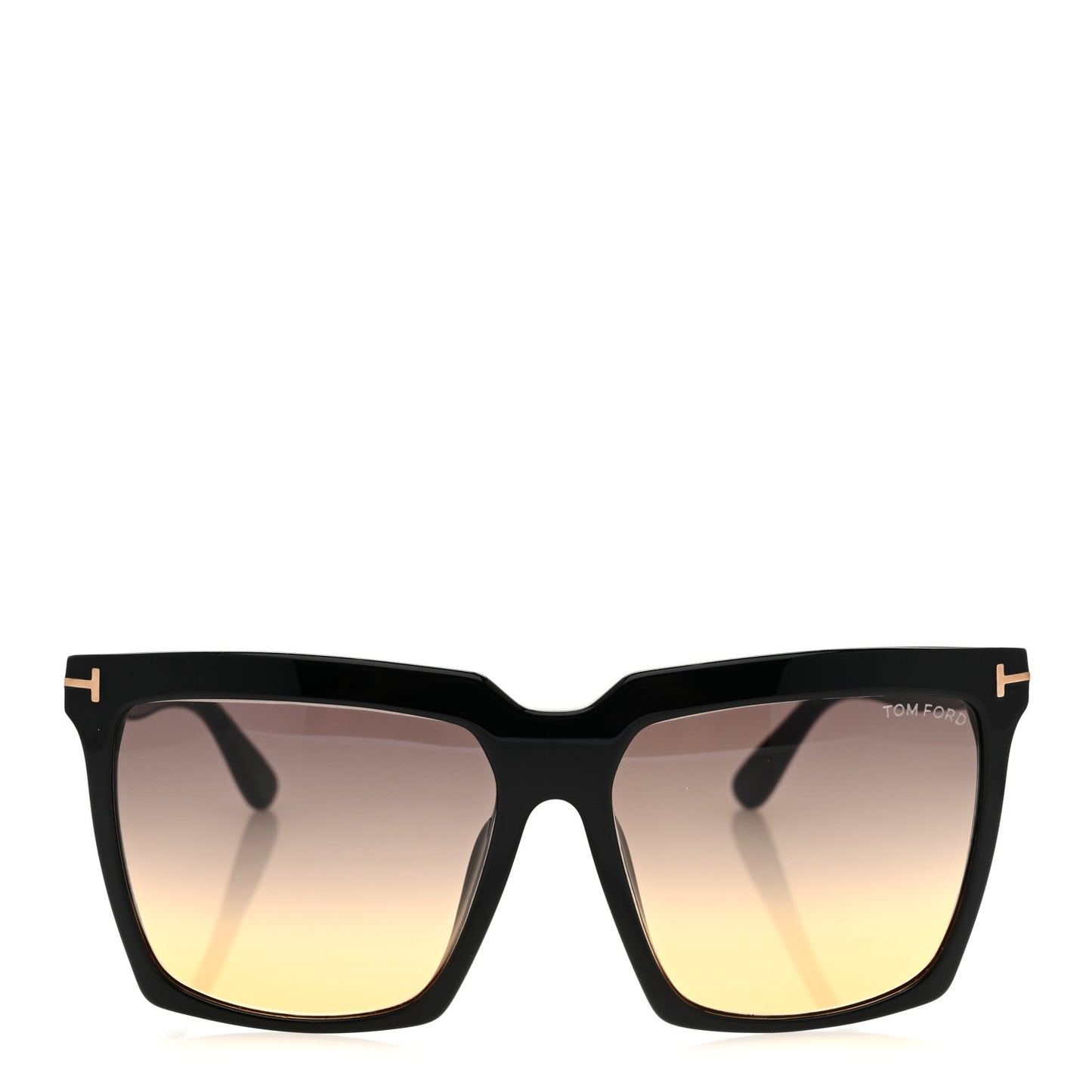 Acetate Sabrina Square Sunglasses TF764 Black