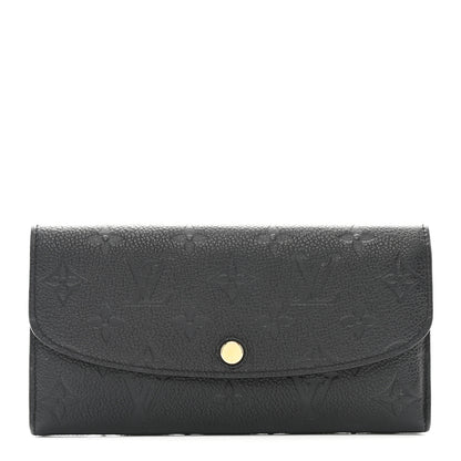Louis Vuitton Empreinte Emilie Wallet Black Dune 1 of 9