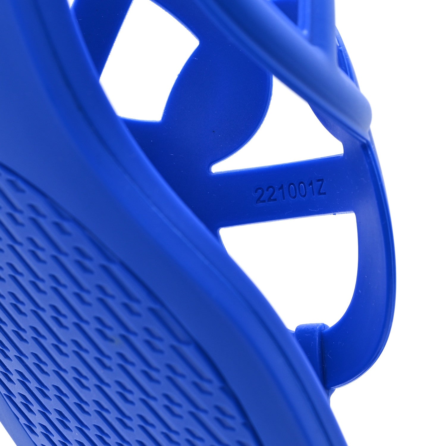 Hermes Rubber Womens Egerie Sandals 38 Bleu Outremer 9 of 10