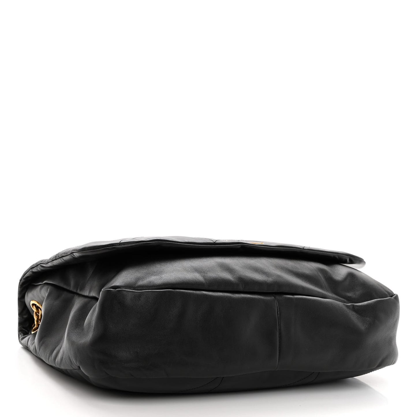 Lambskin Matelasse Monogram Large Jamie 4.3 Black
