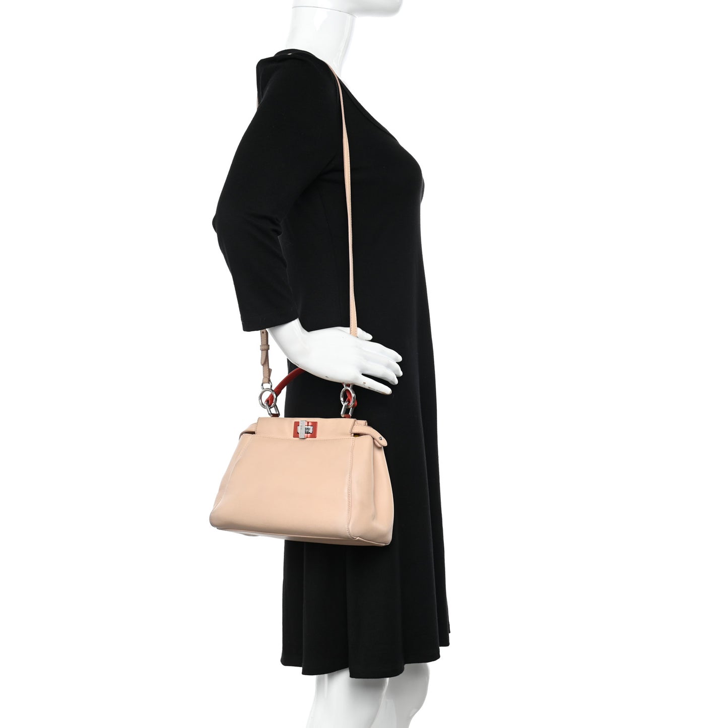 Nappa Colorblock Mini Peekaboo Iconic Satchel Plaster Sunflower Papavero
