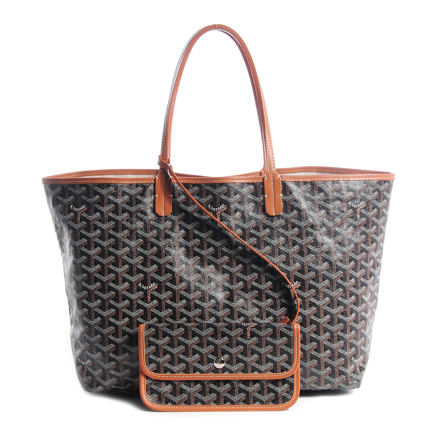 Goyardine Saint Louis PM Black and Tan